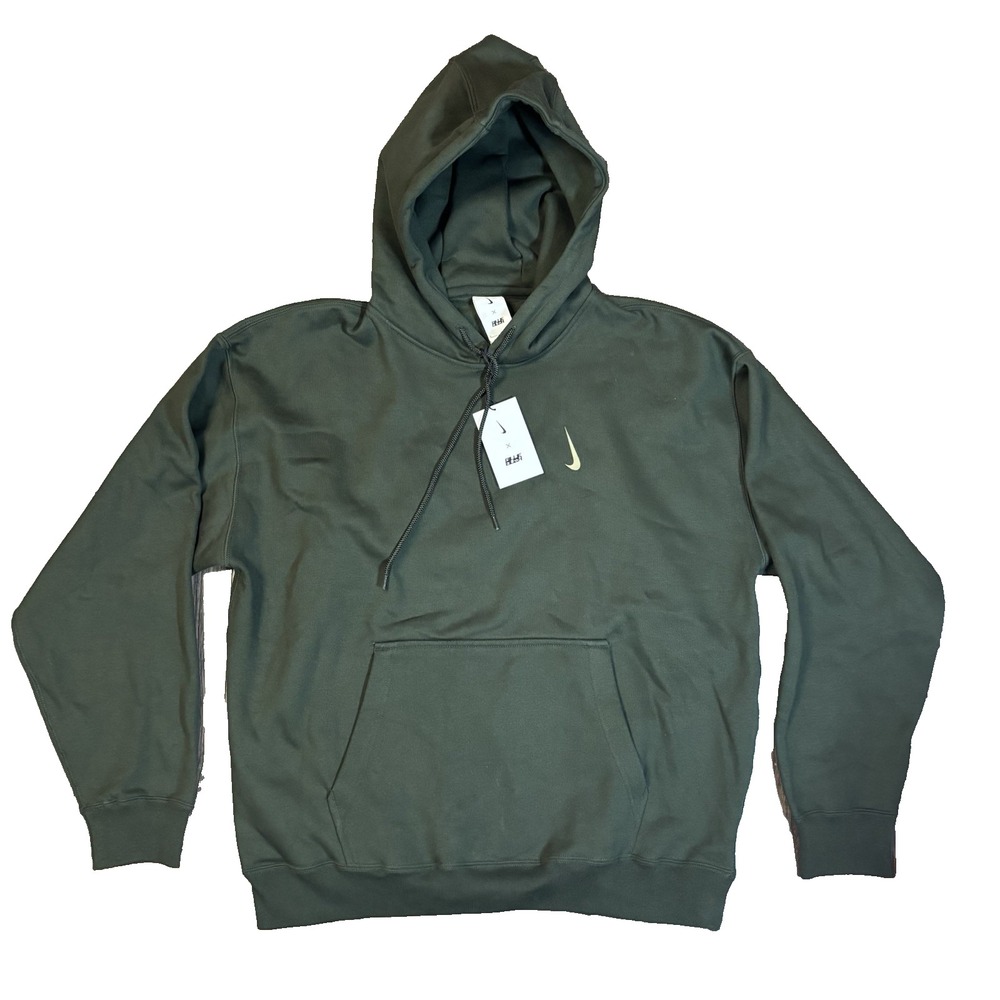 Nike X Billie Eilish Hoodie Men's Size Large Sequoia Green Fleece Oversized NWT